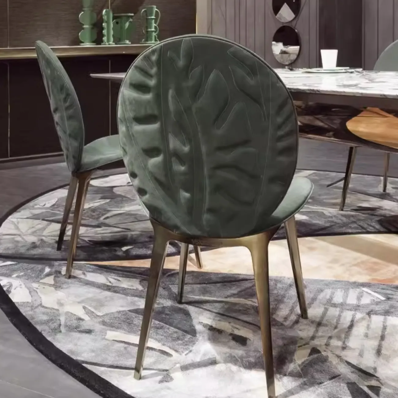 Итальянский обеденный стул с трехмерным принтом XPW 35694-29