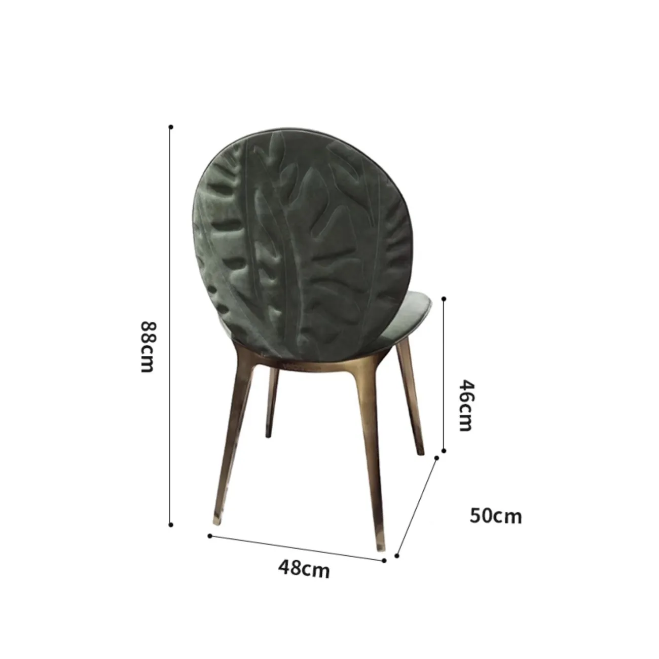 Итальянский обеденный стул с трехмерным принтом XPW 35694-29