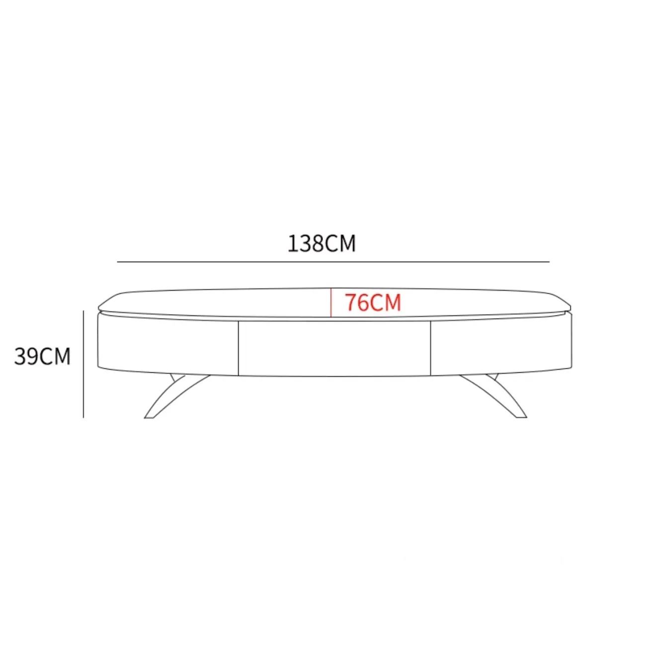 Роскошный журнальный столик из каменной плиты XPW 35695-29