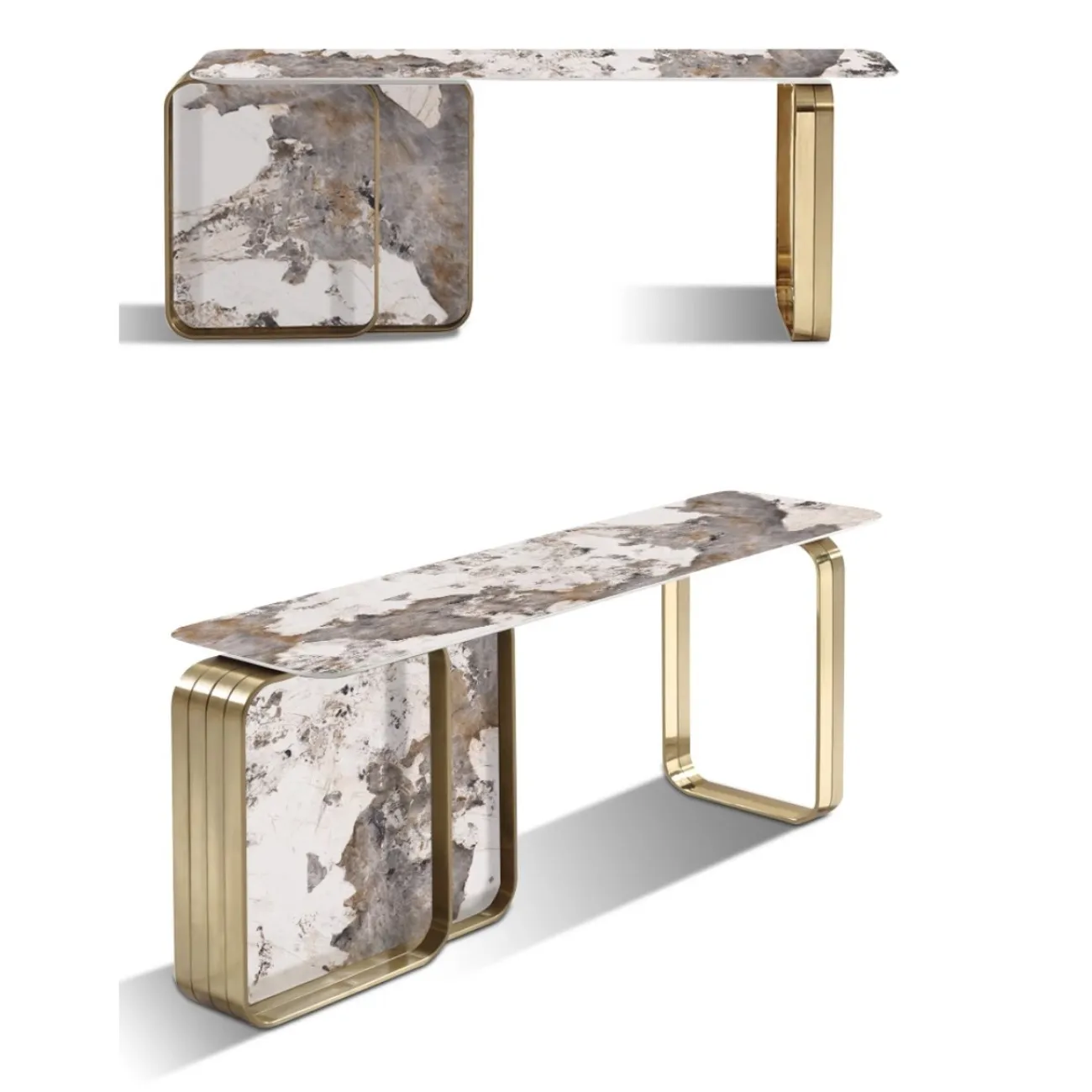 Современный консольный столик из натурального камня XPW 35696-29