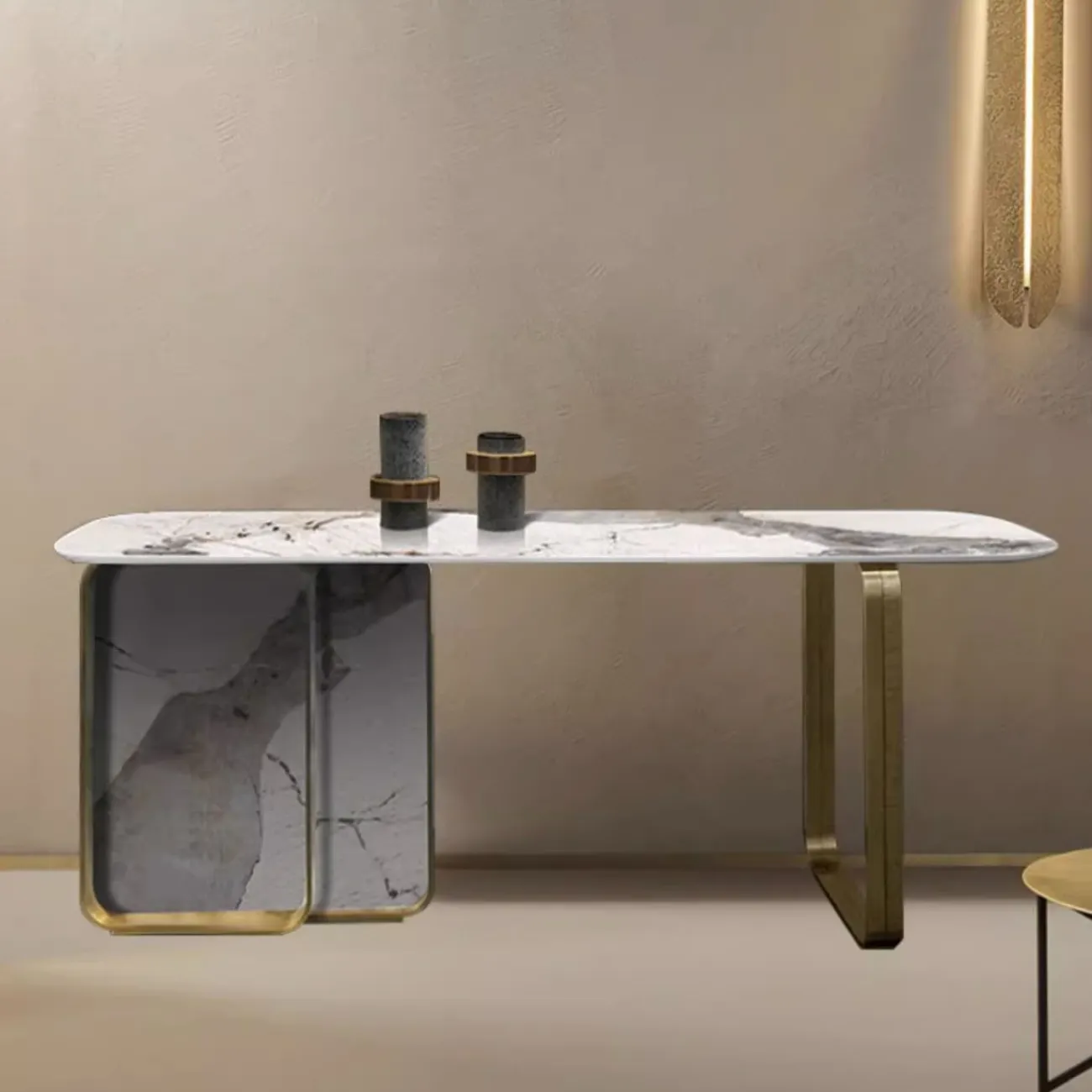 Современный консольный столик из натурального камня XPW 35696-29