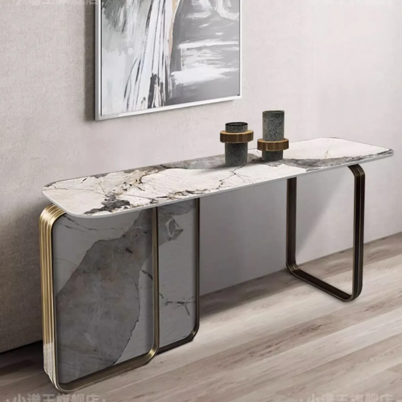 Современный консольный столик из натурального камня XPW 35696-29