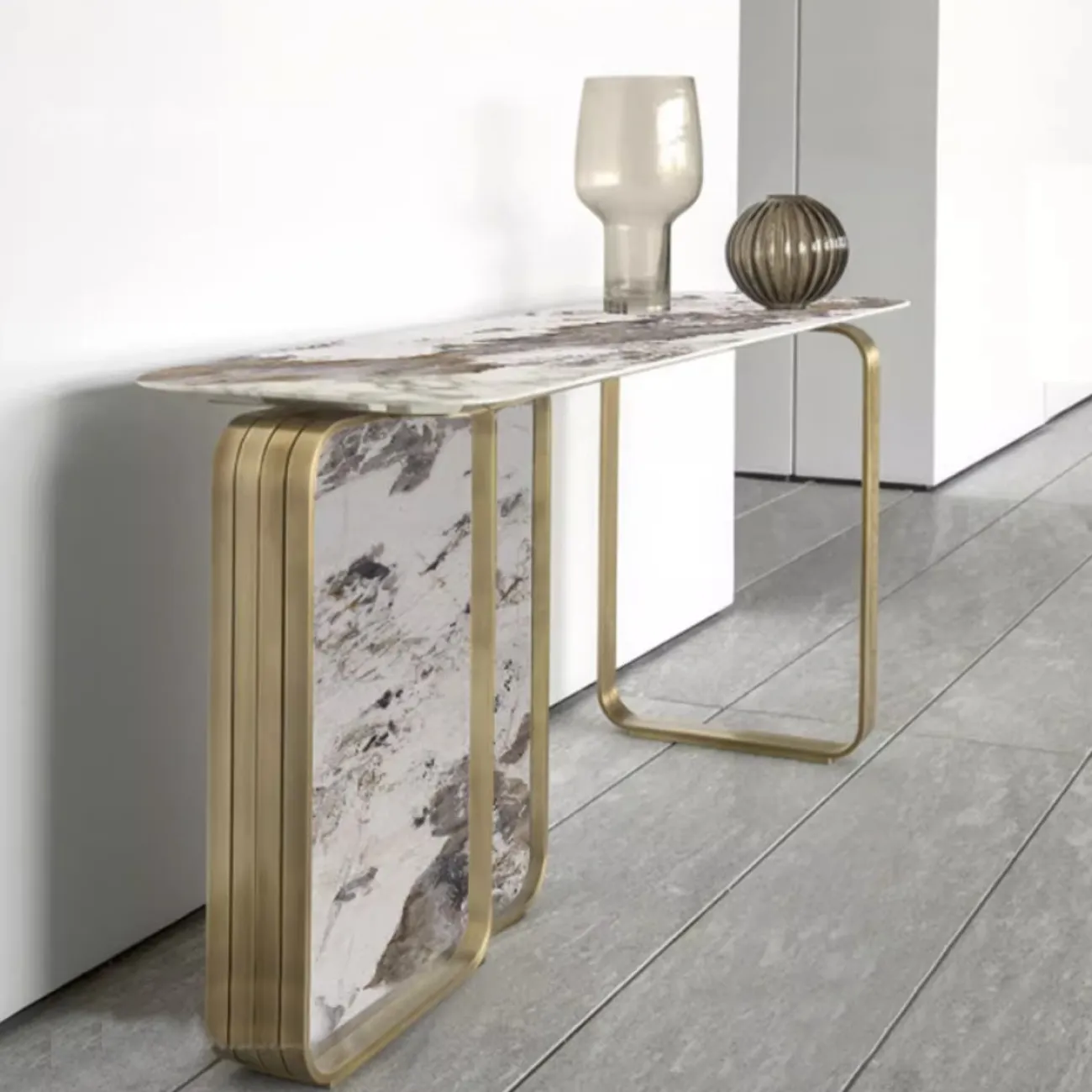 Современный консольный столик из натурального камня XPW 35696-29