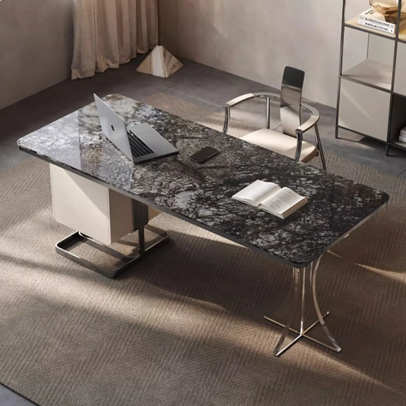 Роскошный письменный стол из натурального камня XPW 35698-29