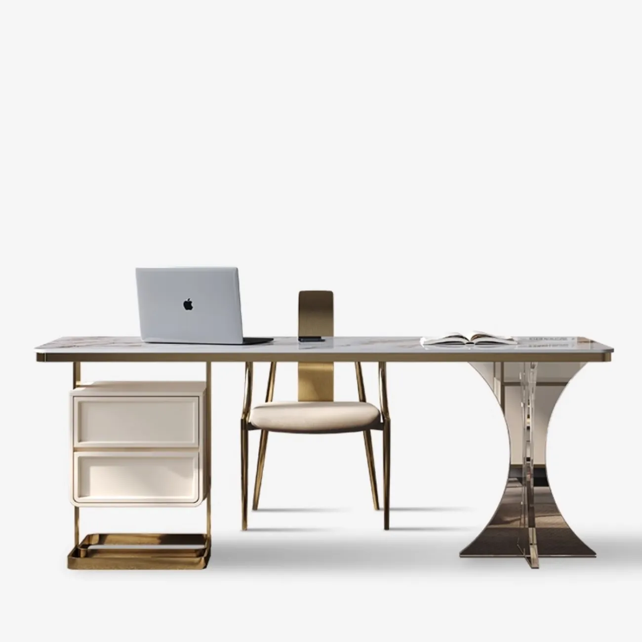 Роскошный письменный стол из натурального камня XPW 35698-29