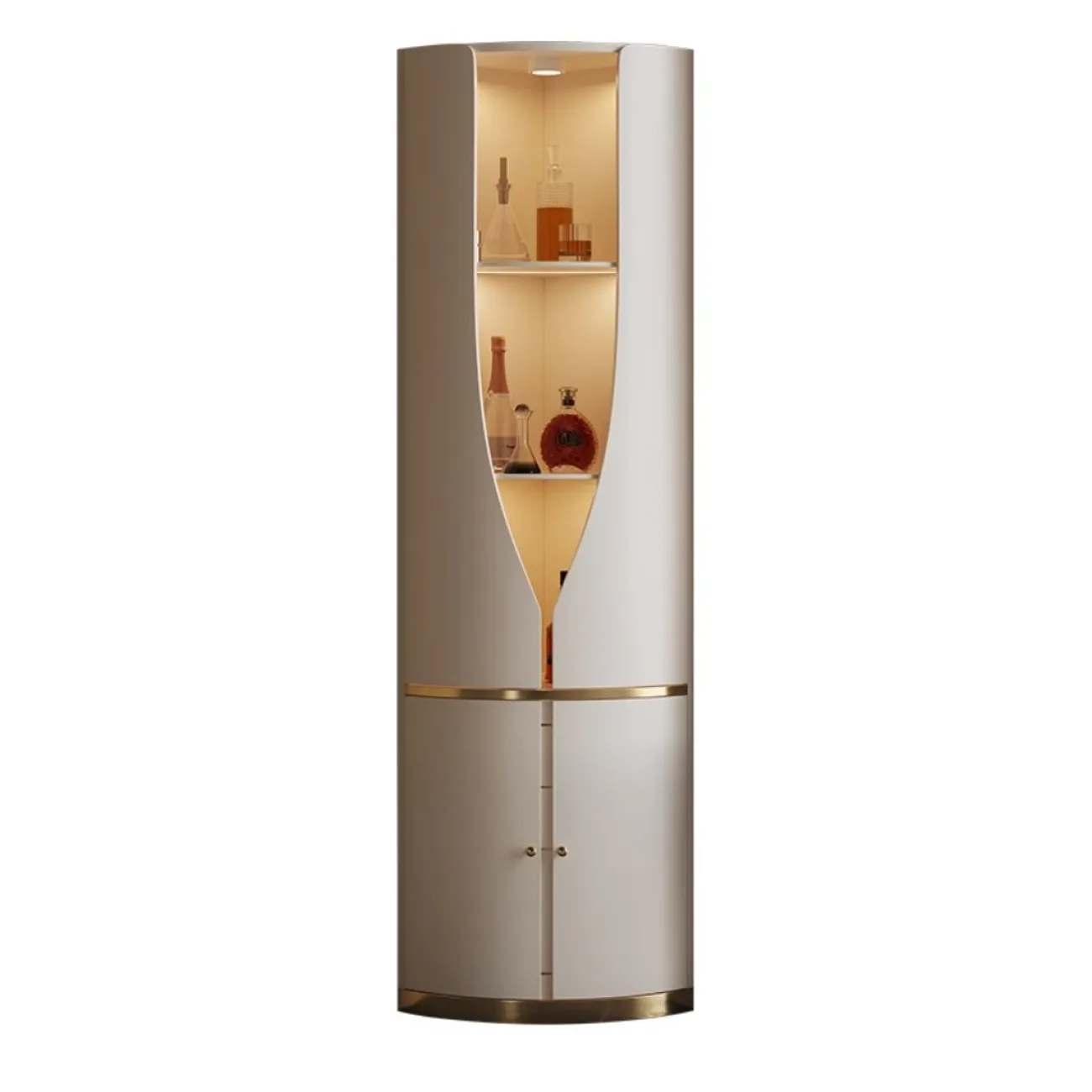 Легкий роскошный угловой винный шкаф XPW 35700-29 Легкий роскошный угловой винный шкаф XPW 35700-29