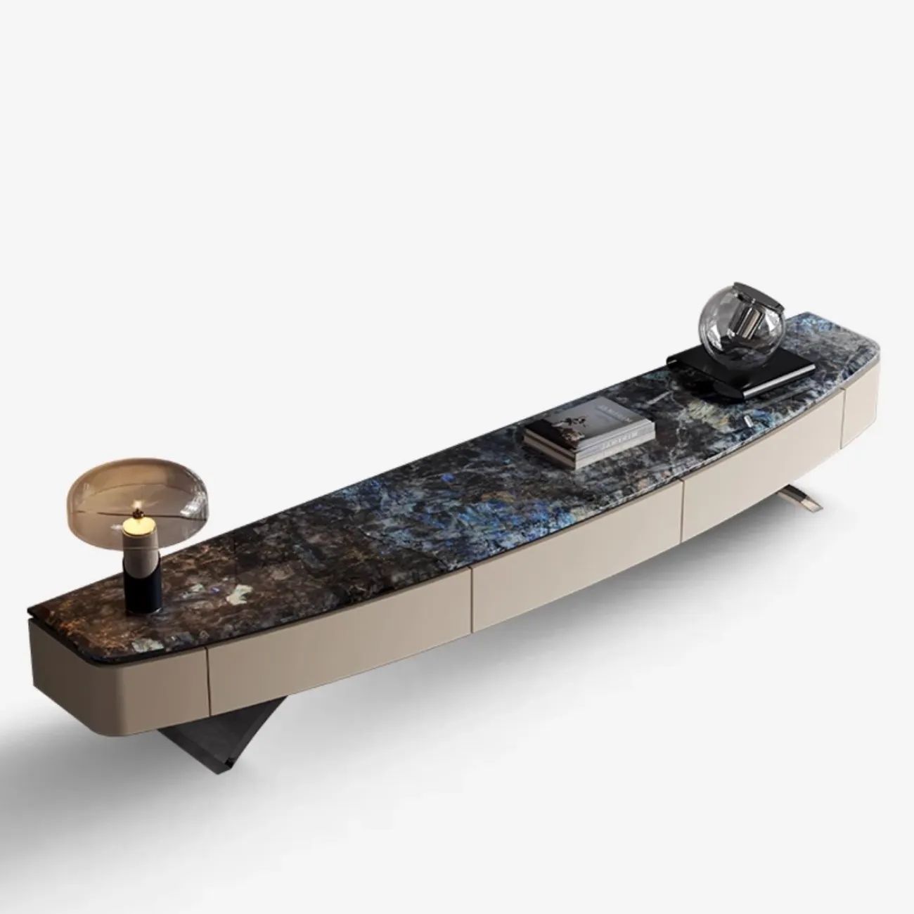 Роскошный шкаф для телевизора из натурального мрамор XPW 35702-29 Роскошный шкаф для телевизора из натурального мрамор XPW 35702-29