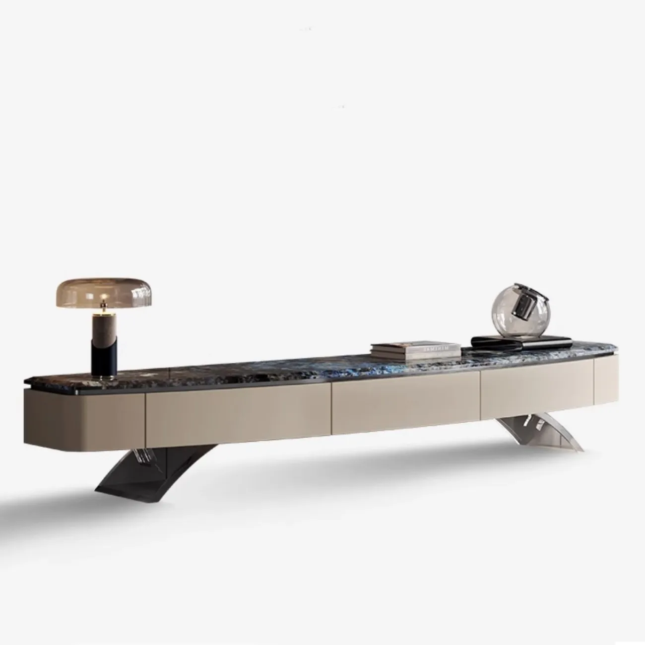 Роскошный шкаф для телевизора из натурального мрамор XPW 35702-29 Роскошный шкаф для телевизора из натурального мрамор XPW 35702-29