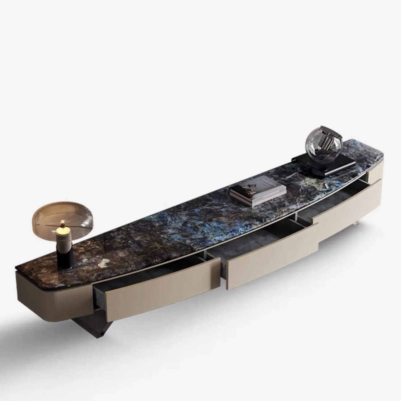 Роскошный шкаф для телевизора из натурального мрамор XPW 35702-29 Роскошный шкаф для телевизора из натурального мрамор XPW 35702-29