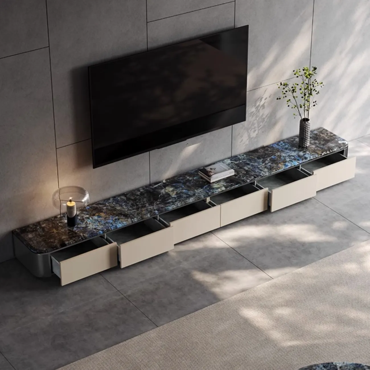 Роскошный шкаф под ТВ из натурального камня XPW 35703-29 Роскошный шкаф под ТВ из натурального камня XPW 35703-29