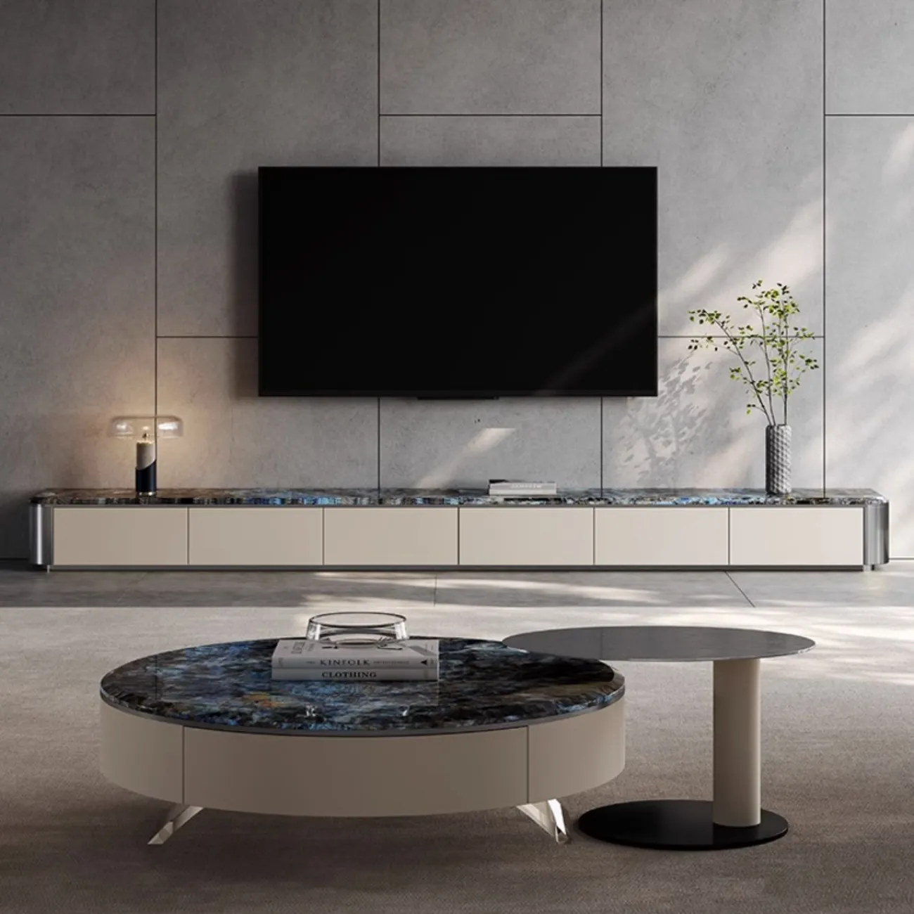 Роскошный шкаф под ТВ из натурального камня XPW 35703-29 Роскошный шкаф под ТВ из натурального камня XPW 35703-29