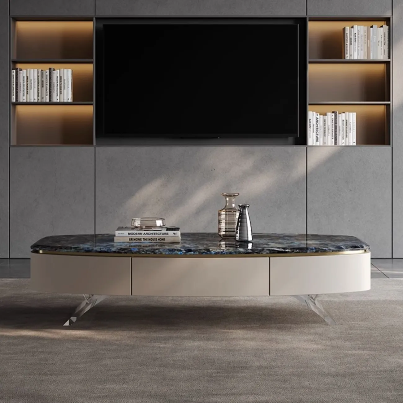 Роскошный журнальный столик из натурального мрамора XPW 35710-29