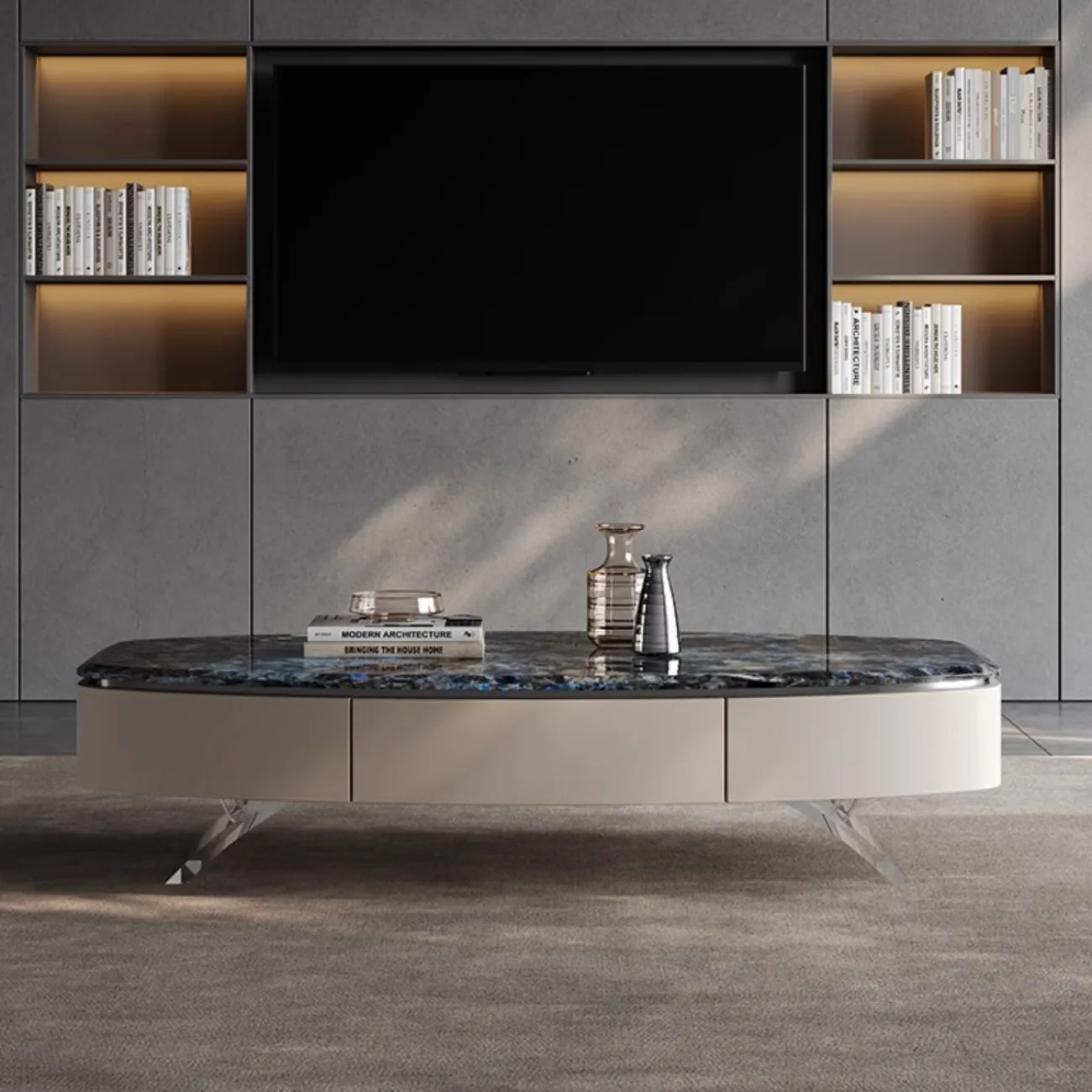 Роскошный журнальный столик из натурального мрамора XPW 35710-29