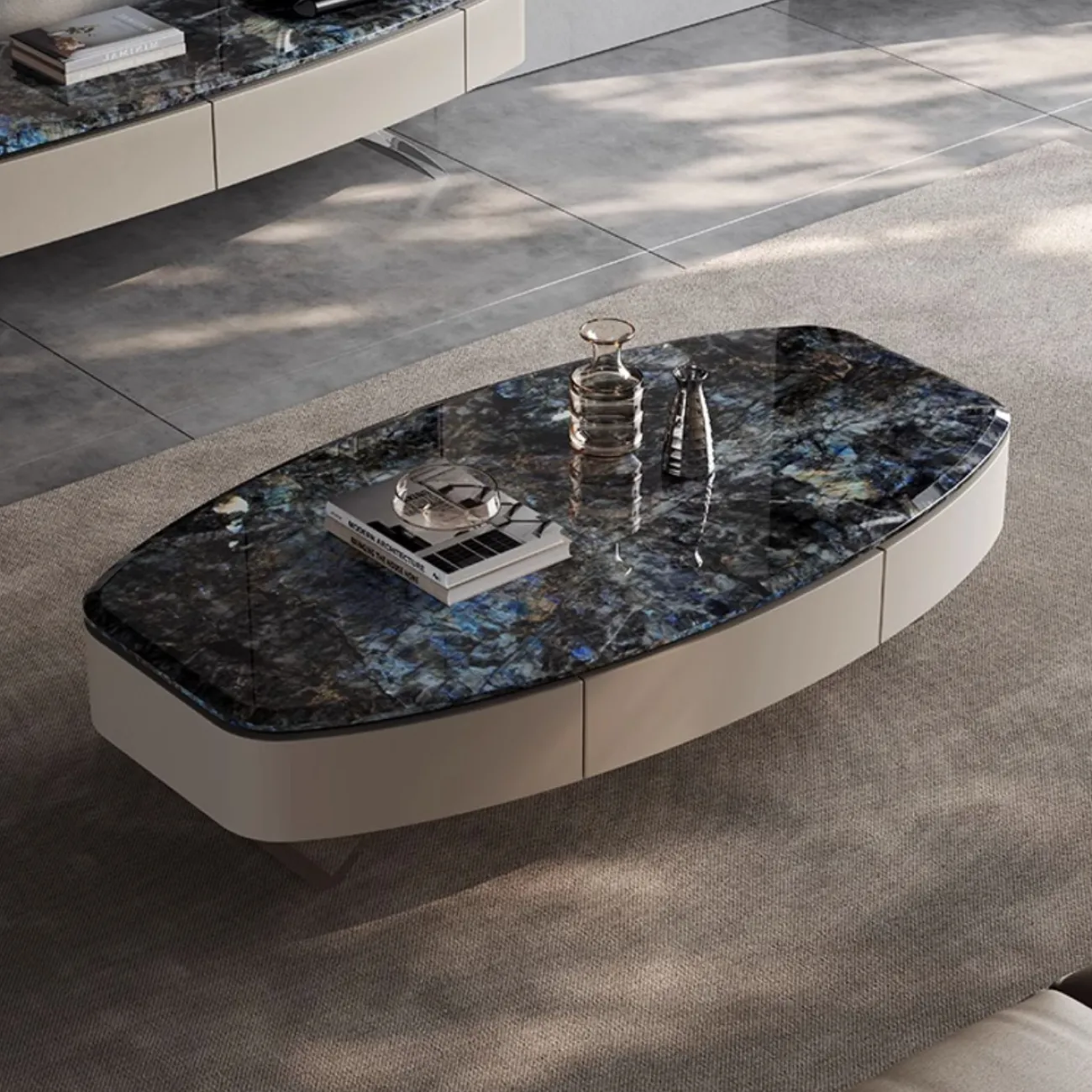 Роскошный журнальный столик из натурального мрамора XPW 35710-29