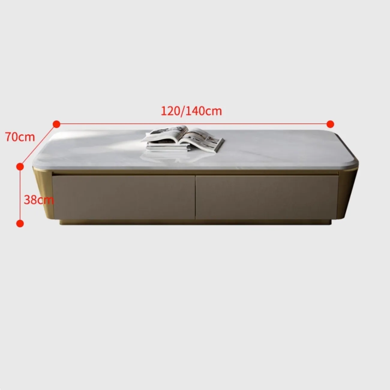 Роскошный журнальный столик из натурального мрамора XPW 35711-29