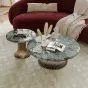 Роскошный журнальный столик из натурального камня с небольшой талией XPW 35713-29