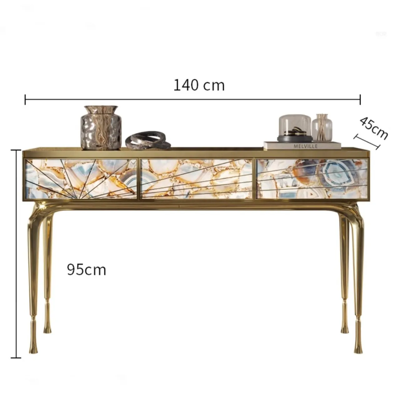 Консольный столик из натурального агатового камня XPW 35714-29