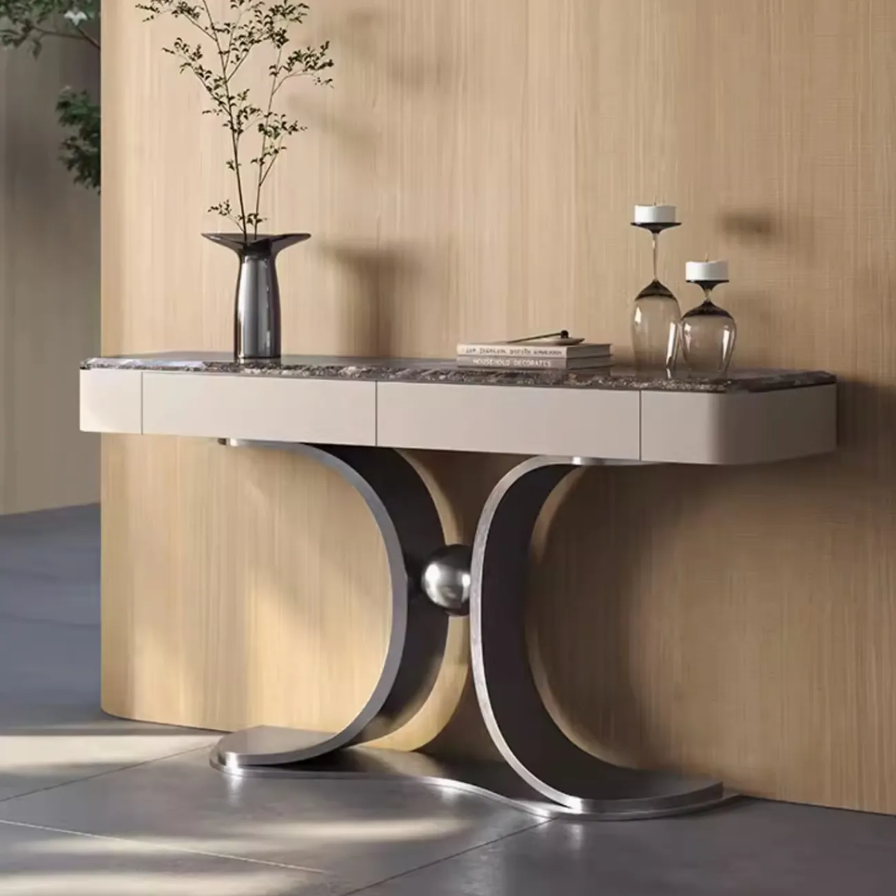 Роскошный консольный столик из натурального камня XPW 35717-29