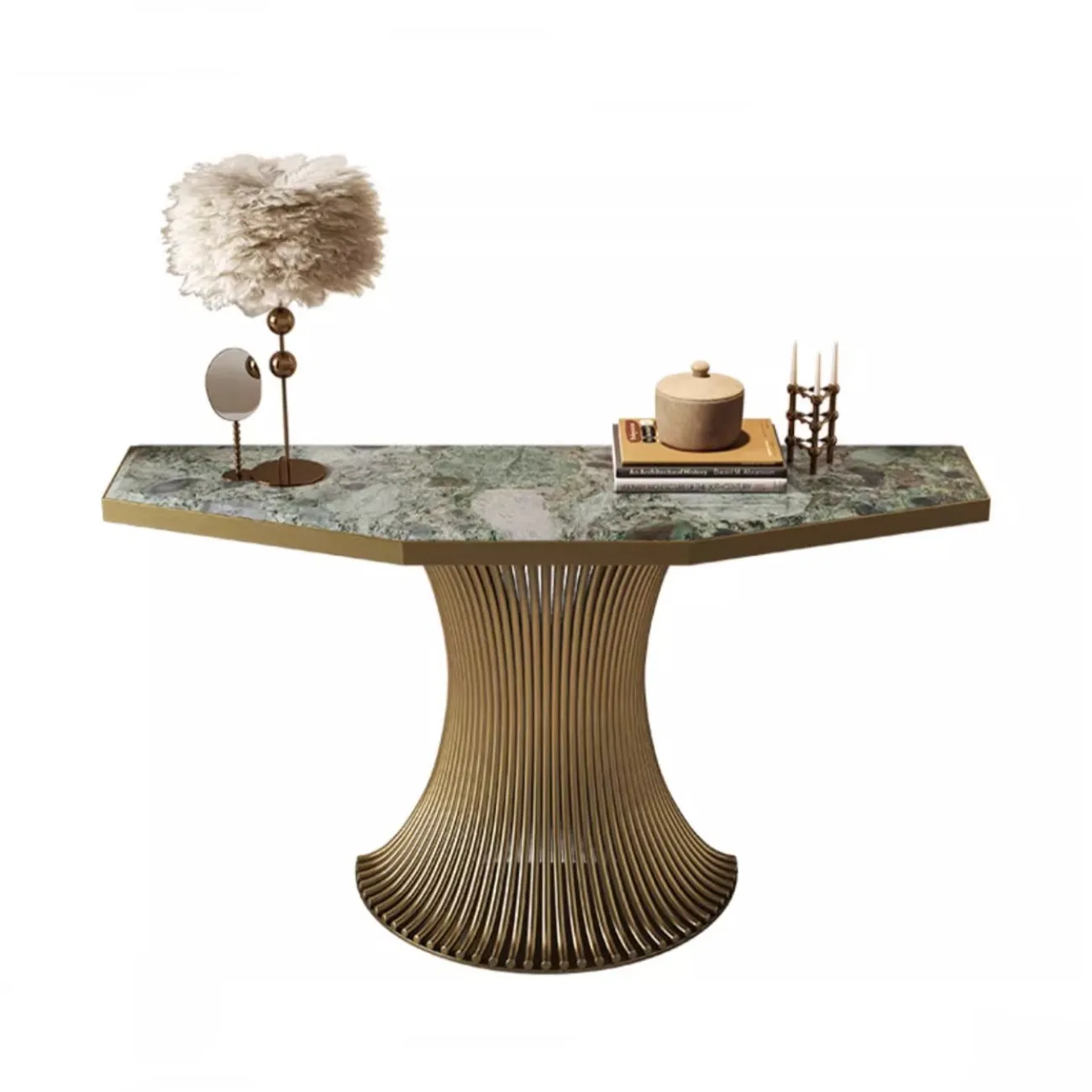 Роскошный консольный столик специальной формы из натурального камня XPW 35719-29