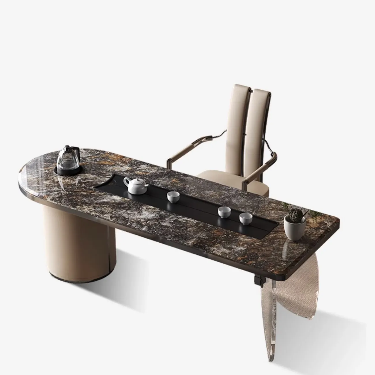 Роскошный обеденный стол из натурального камня XPW 35721-29