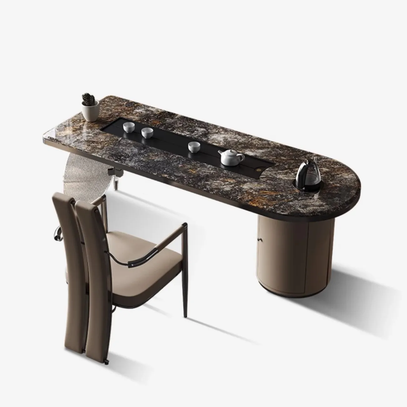 Роскошный обеденный стол из натурального камня XPW 35721-29