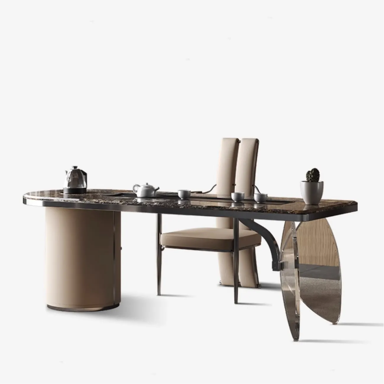 Роскошный обеденный стол из натурального камня XPW 35721-29