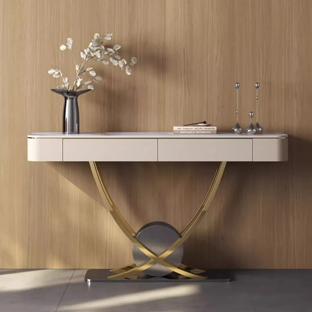 Декоративный консольный столик из натурального камня XPW 35722-29 Декоративный консольный столик из натурального камня XPW 35722-29