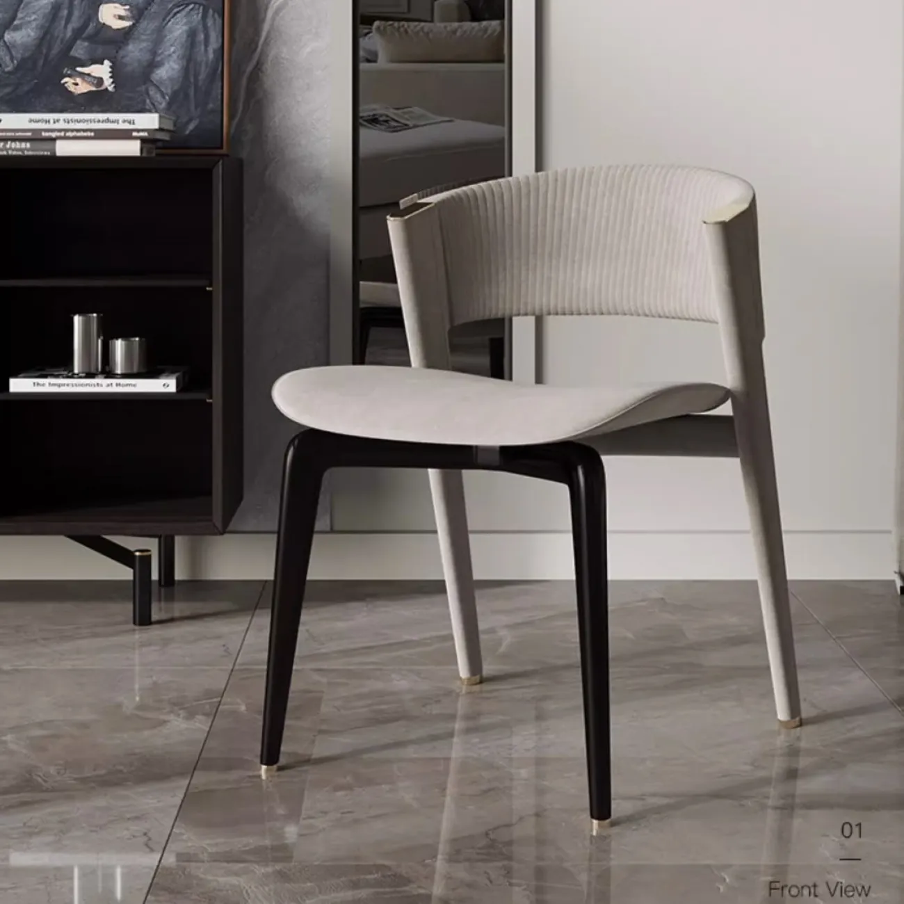 Роскошный обеденный стул со спинкой из массива ясеня XPW 