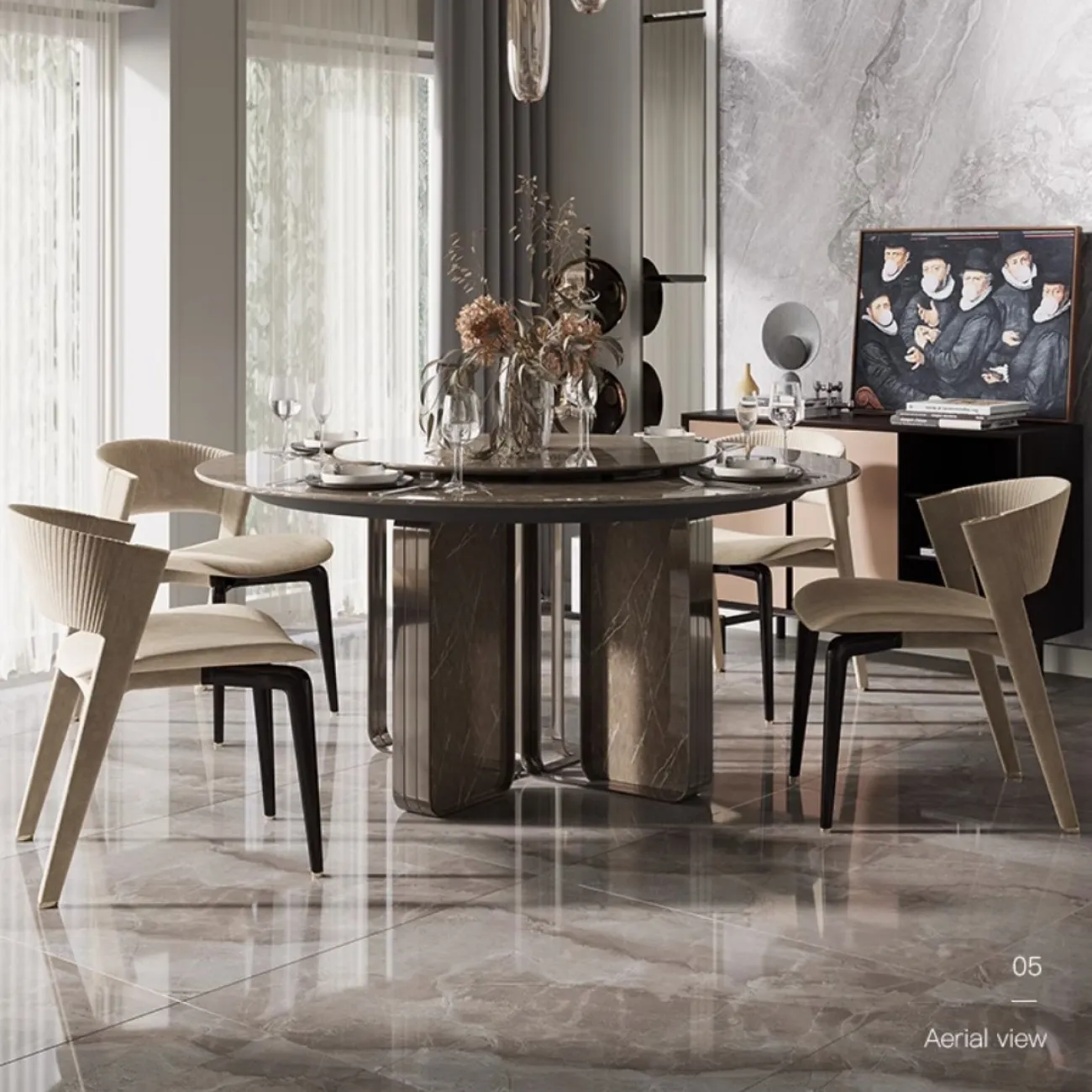 Роскошный обеденный стул со спинкой из массива ясеня XPW 