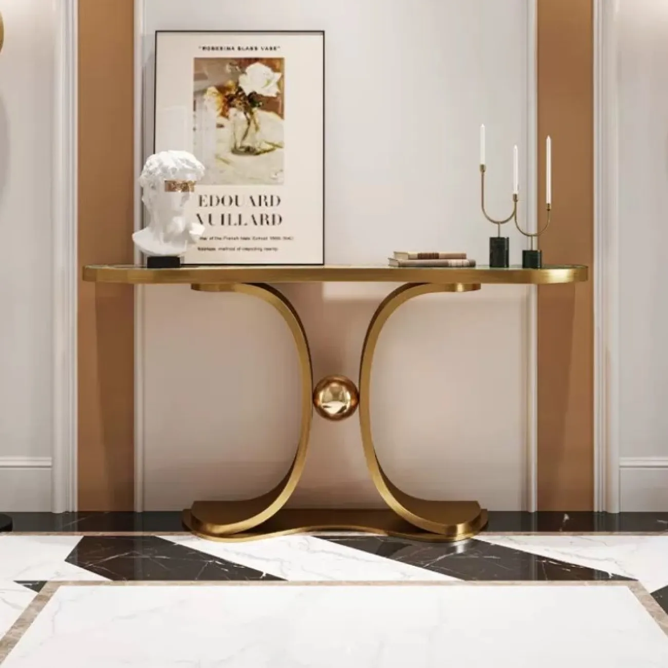 Роскошный консольный столик из натурального камня XPW 35706-29