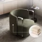 Роскошное кожаное кресло армейско-зеленого цвета XPW 35729-29
