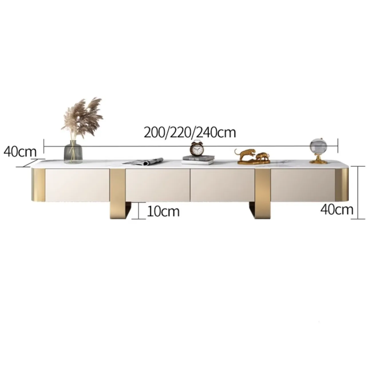Роскошная тумба под телевизор с текстурированными краями XPW 35731-29