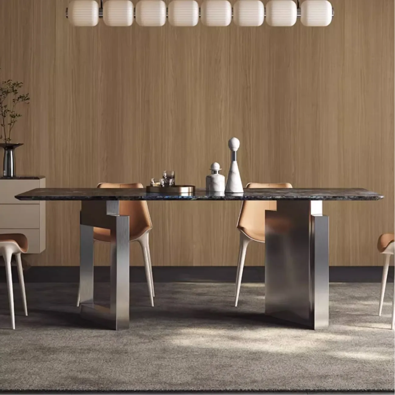 Обеденный стол из натурального роскошного камня XPW 35732-29