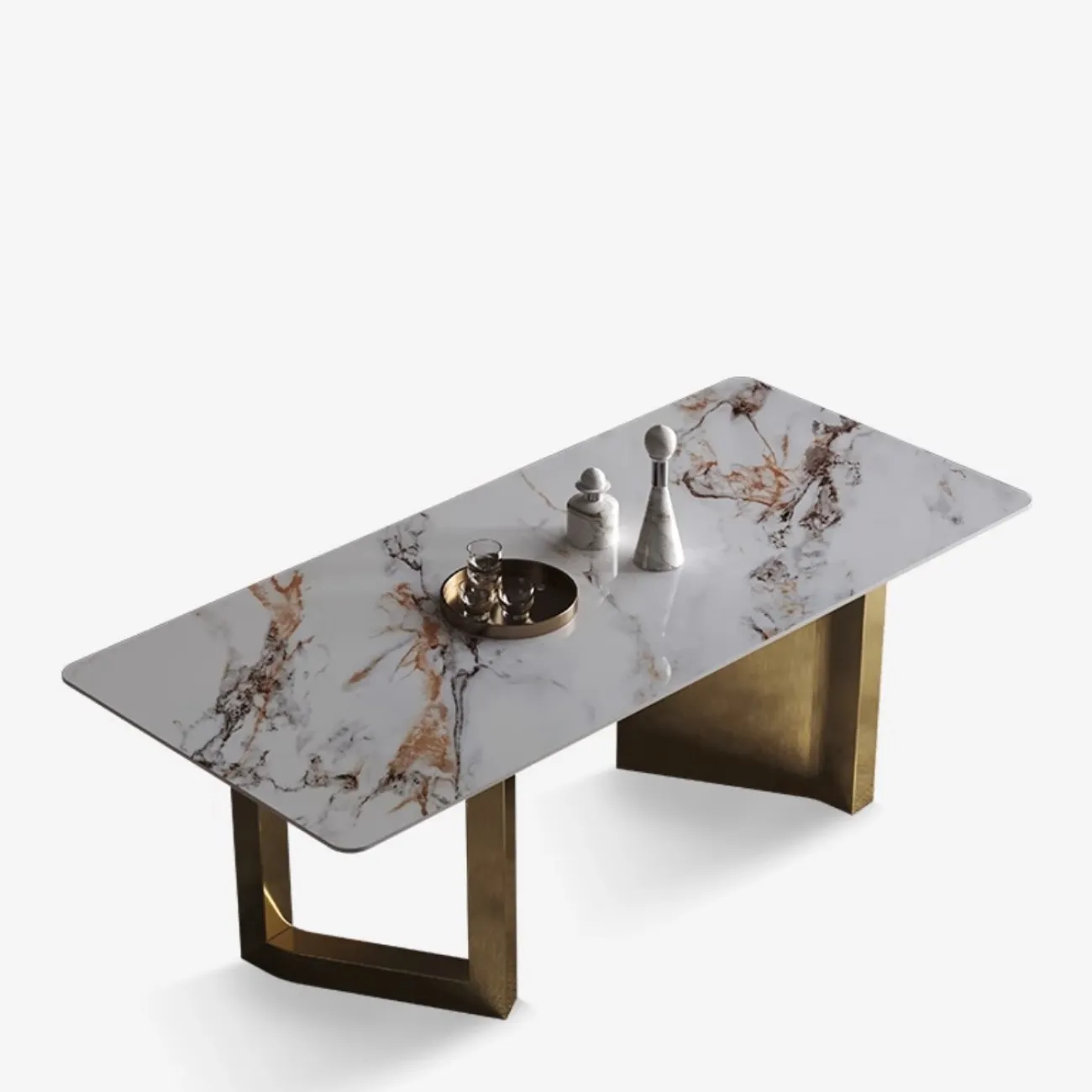 Обеденный стол из натурального роскошного камня XPW 35732-29