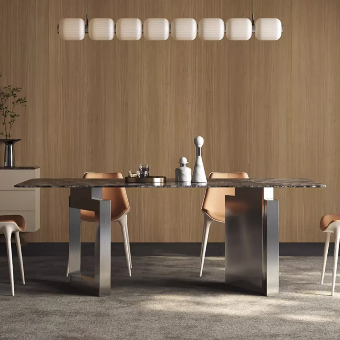 Обеденный стол из натурального роскошного камня XPW 35732-29