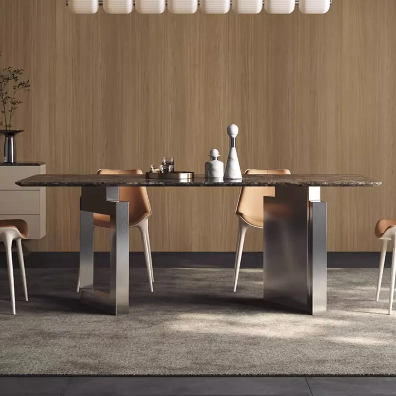 Обеденный стол из натурального роскошного камня XPW 35732-29