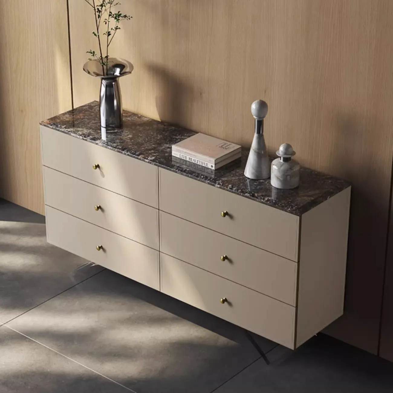 Современный коженный комод из натурального камня XPW 35733-29