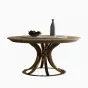 Роскошный круглый обеденный стол в сочетании с поворотным столом XPW 35734-29