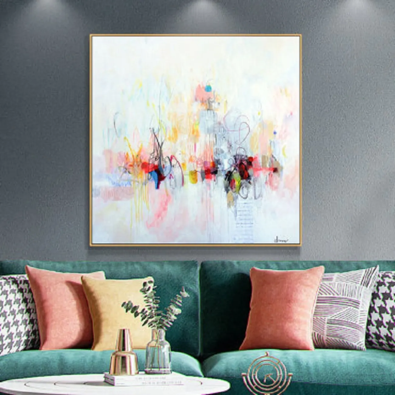 Дизайнерская картина Abstract mural