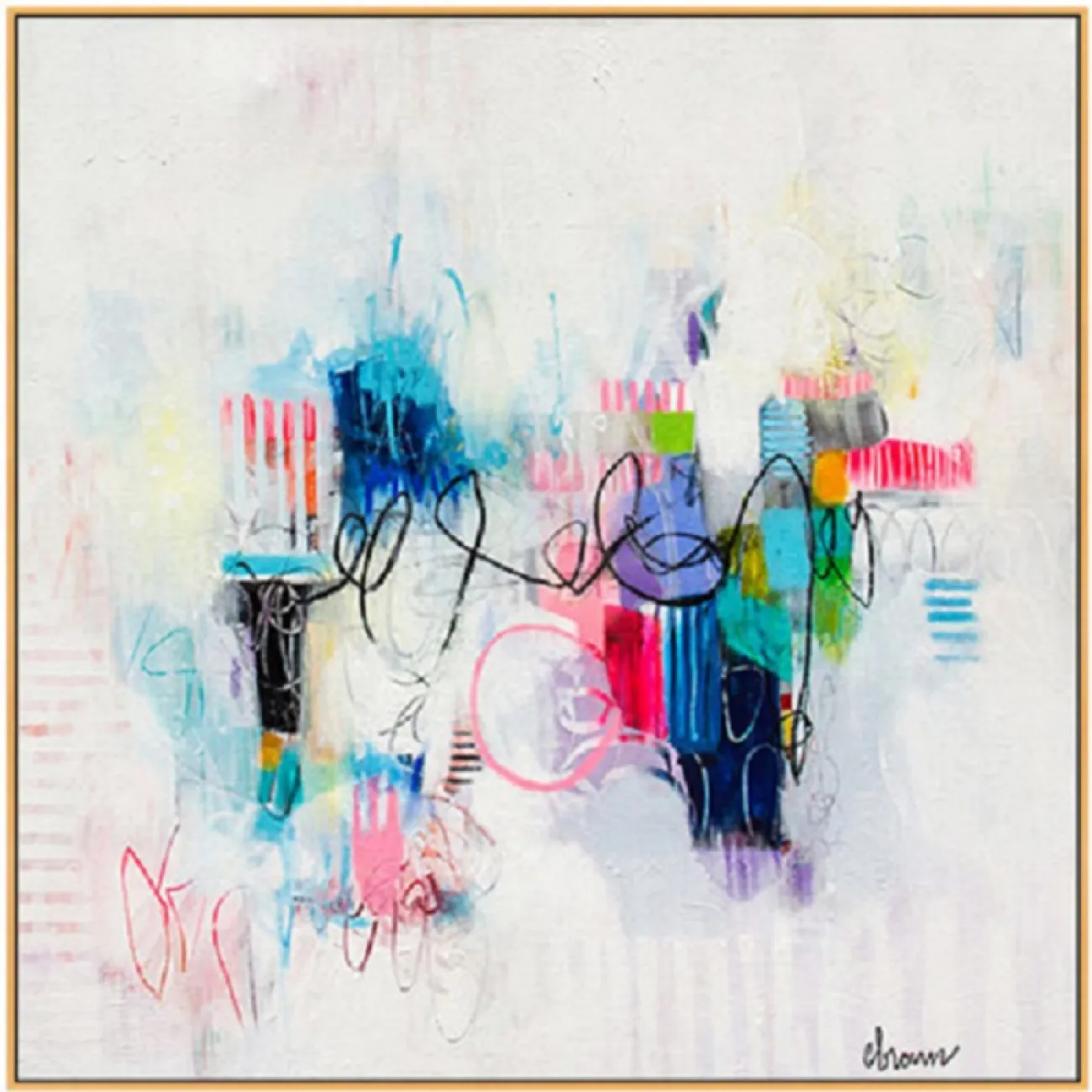 Дизайнерская картина Abstract mural