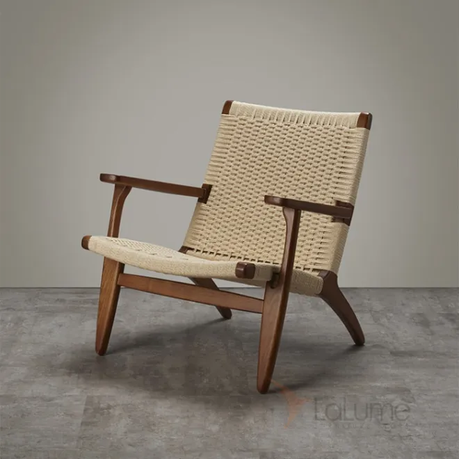 Дизайнерский плетенный стул George в скандинавском стиле