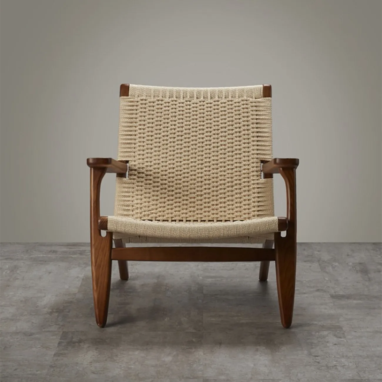 Дизайнерский плетенный стул George в скандинавском стиле