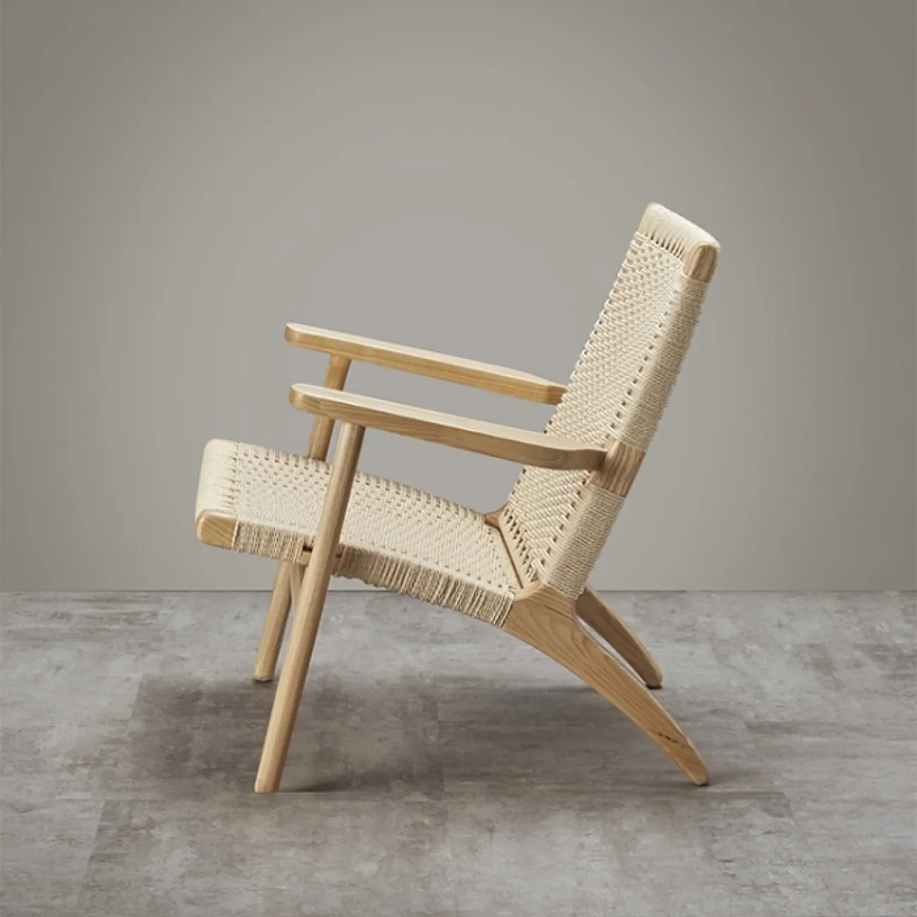 Дизайнерский плетенный стул George в скандинавском стиле