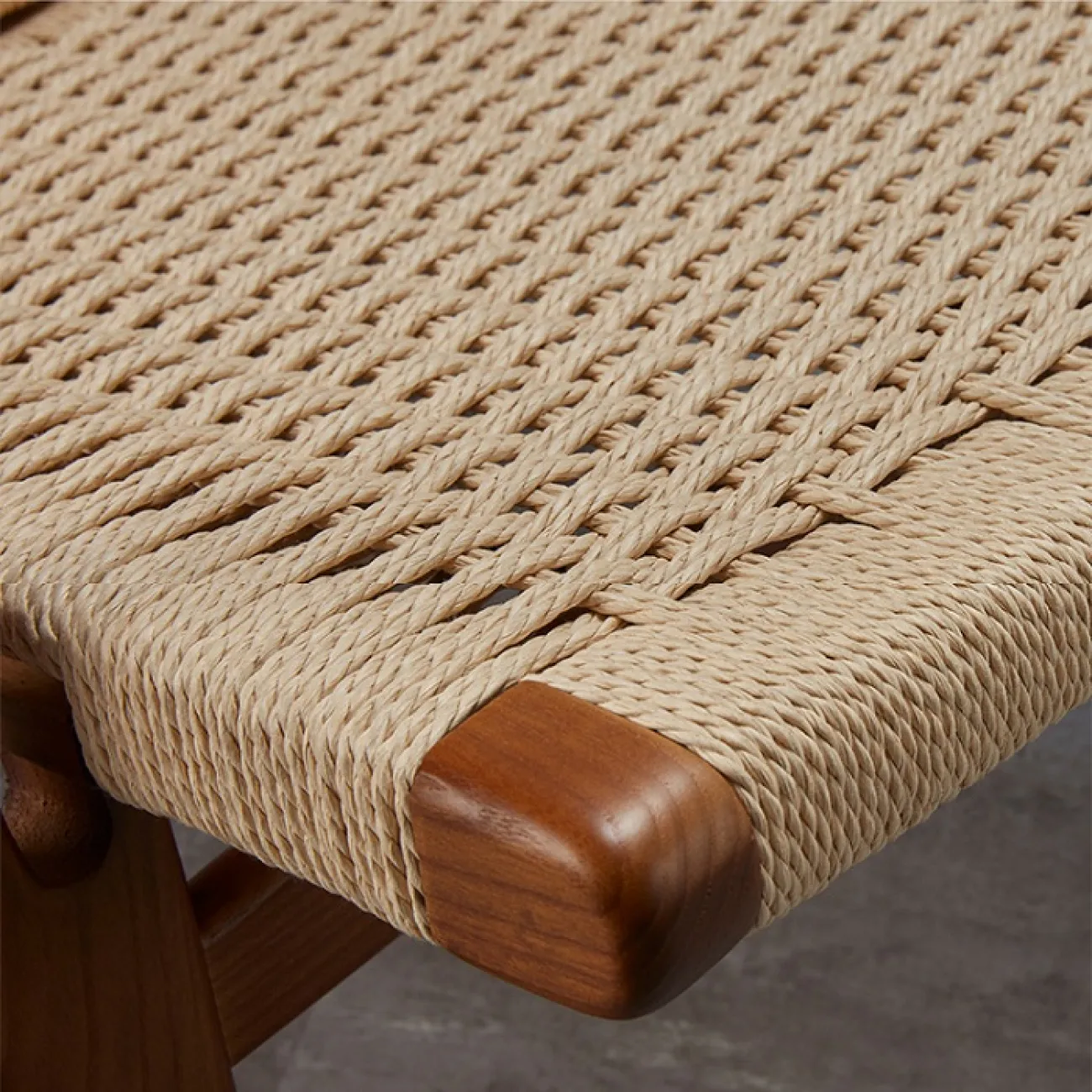 Дизайнерский плетенный стул George в скандинавском стиле