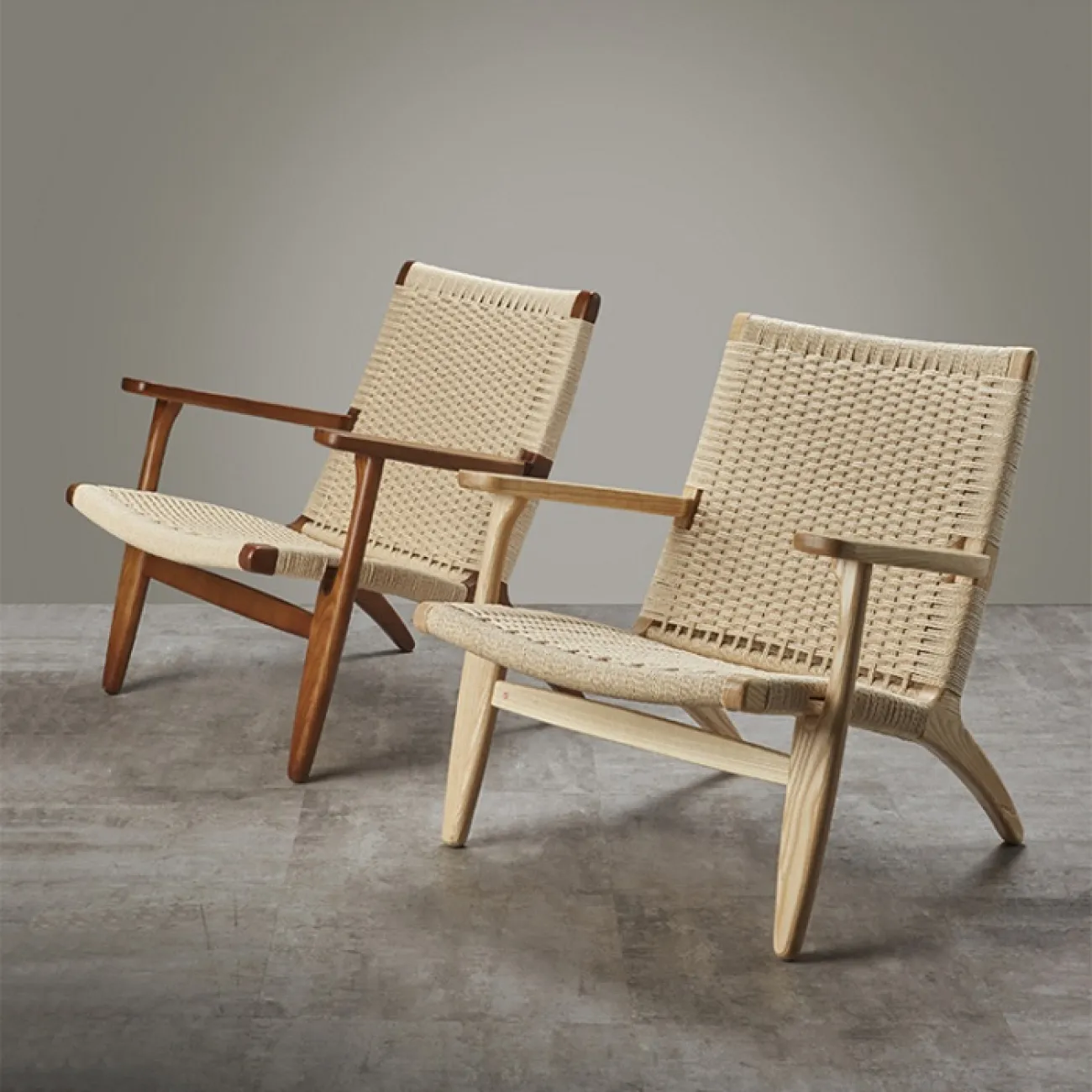 Дизайнерский плетенный стул George в скандинавском стиле