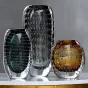 Настольная стеклянная 3D ваза Wind Flower ручной выдувки