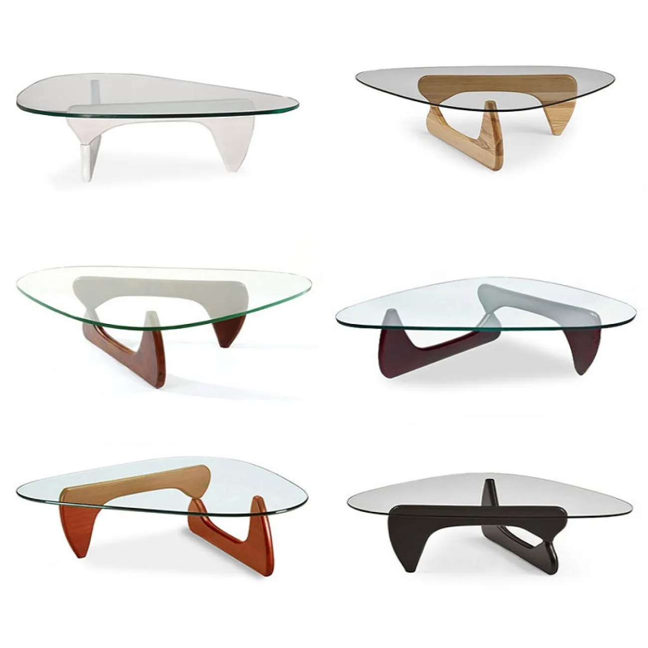 Стеклянный журнальный столик Noguchi Yong Стеклянный журнальный столик Noguchi Yong