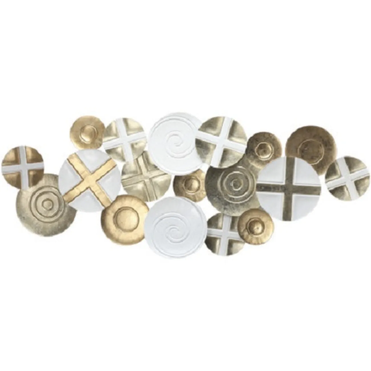 Настенный дизайнерский 3D декор Stereo из кованого железа в скандинавском стиле