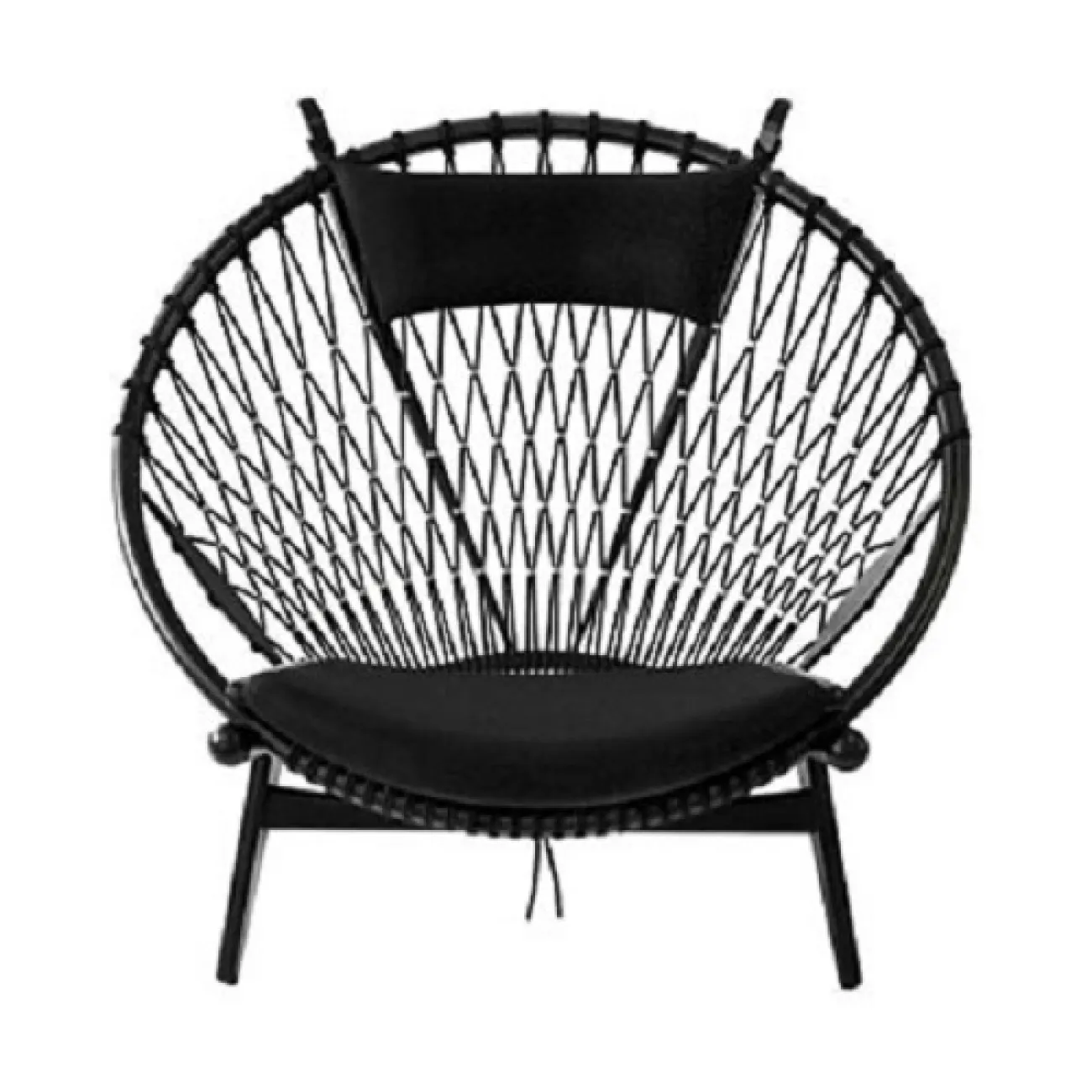  Плетенный стул шезлонг из натурального дерева Sheikh